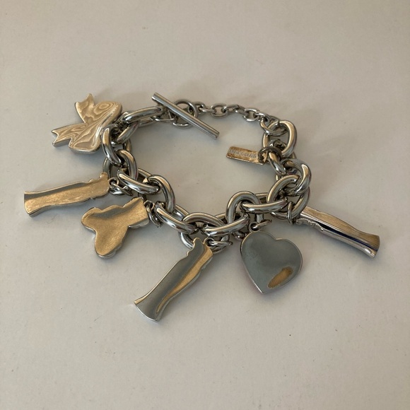 Moschino Timeless Charm Bracelet VTG - Picture 4 of 8